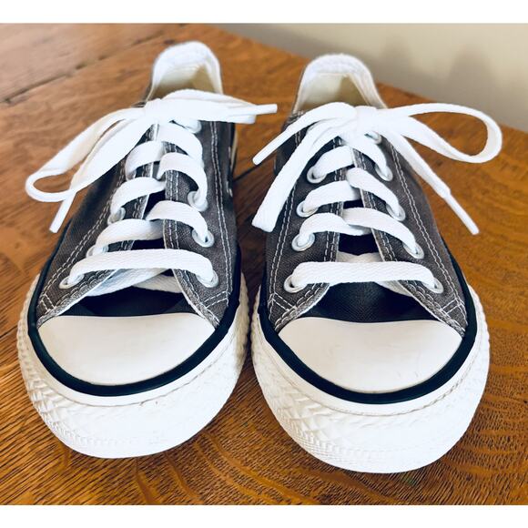 Kids' Chuck Taylor All Star Low Top Sneakers, Gray, Size 13 - Picture 2 of 5